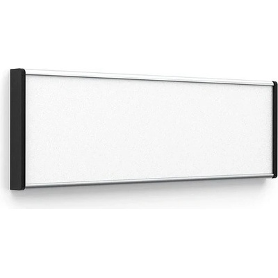 Accept Dverná tabuľka ACS (zásuvný systém, 187 × 62 mm) (strieborná tabuľka)