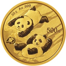 China Mint Zlatá minca Panda 30 g