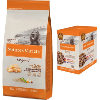 Nature's Variety selected Medium Adult dog s kuracím 12 kg