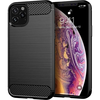 IPhone Anti Shock гръб Carbon за IPhone 11 Pro (5.8"), Черен (3322)