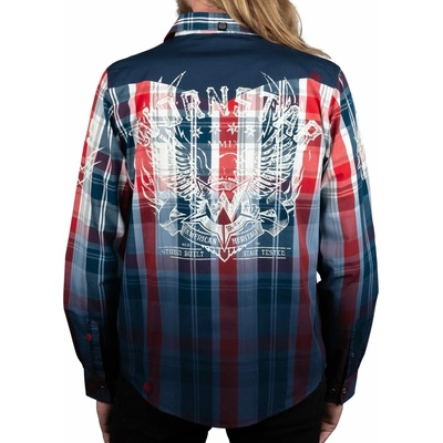 WORNSTAR мъжка риза с дълги ръкави WORNSTAR - Heritage - WSBM-HRTG
