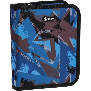 Play Ученически несесер Play Abstract Blue - С 1 цип (101324)