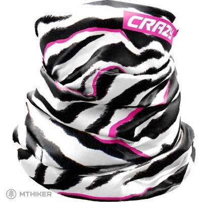Crazy Neck Gaiter nákrčník light black-zebra