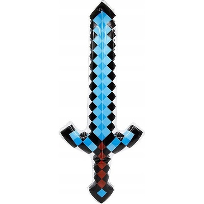 Nafukovací meč PartyPal Minecraft modrý 62 cm