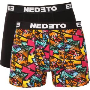Nedeto Комплект от две - мъжки боксерки Nedeto многоцветни Nedeto | Cheren Mnogotsveten | МЪЖЕ | XL - zoot - 41,37 лв