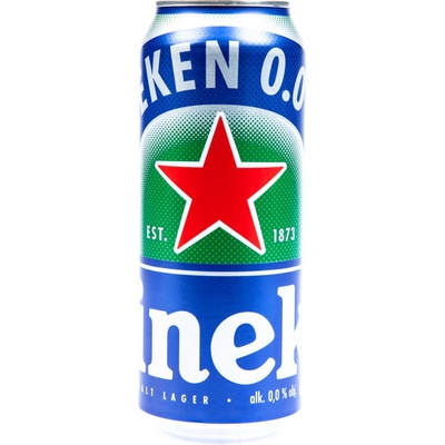 Heineken světlé nealkoholické 0% 0,5 l (plech)