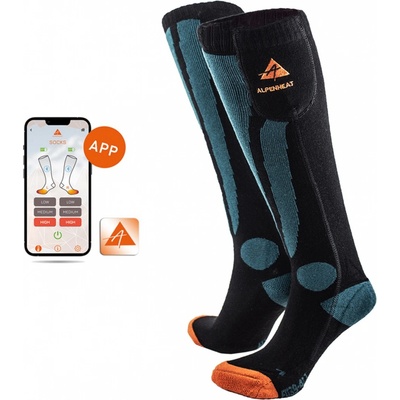 Alpenheat Vyhřívané ponožky FIRE-SKI Merino