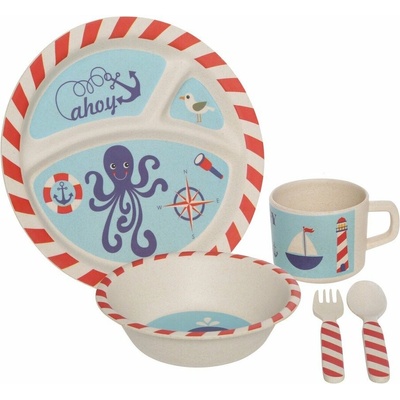 Premier Housewares Bambusová detská jedálenská súprava Eden 5 ks