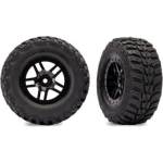 Traxxas колело 2.2/3.0", джанта SCT Split-Spoke черен, гума Kumho (2) (4WD f/r, 2WD r)