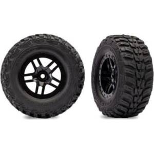 Traxxas колело 2.2/3.0", джанта SCT Split-Spoke черен, гума Kumho (2) (4WD f/r, 2WD r)