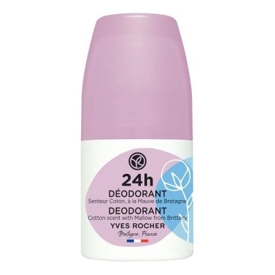 Yves Rocher BAIN NATURE 24H Део roll-on Памук