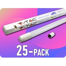 V-tac Led Trubice T8, 18W, 120Cm, G13, Nano Plast, 1700Lm , 25 ks Neutrální bílá 4000K