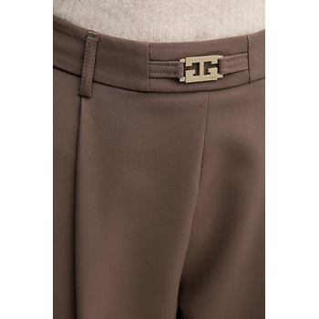 Gaudi Панталон Gaudi в кафяво с кройка тип цигара, с висока талия 521FD25011 (521FD25011)