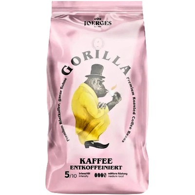 Кафе на зърна Gorilla Dek. безкофеин, 1кг