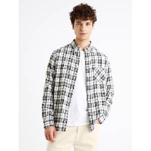 Celio Черна карирана фланелена риза Celio Canewto Celio | Cheren | МЪЖЕ | S