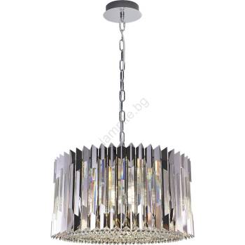 MILAGRO Пендел RITZ 12xE14/40W/230V Ø 54 см лъскав хром (MI2709)