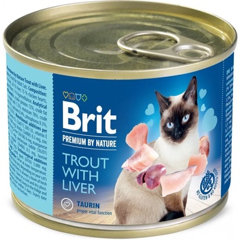 Brit Premium by Nature trout with liver 6x200 g
