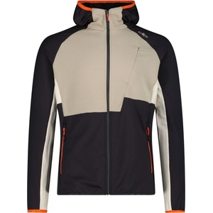 CMP Мъжко синтетично яке CMP Grid Tech Jacket Fix Hood Synthetic jacket - Antracite / Corda - размер 50 (EU) (004-7244-0113)
