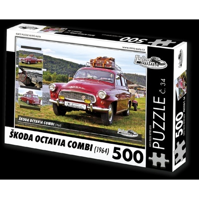 Retro-auta č. 34 Škoda Octavia Combi 1964 500 dielov