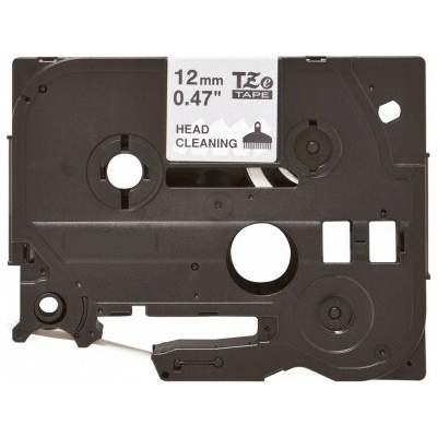 Alternativní páska Brother TZ-CL3/TZe-CL3 12 mm x 4 m čístící, černý tisk/bílý podklad