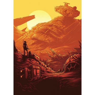 Komar Vliesová fototapeta Star Wars Star Destroyer rozměry 200 x 280 cm