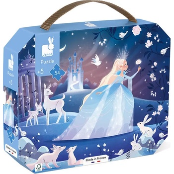 Image 1 of Janod Детски пъзел в куфарче Janod - Ледена фея, 54 части (J02665)