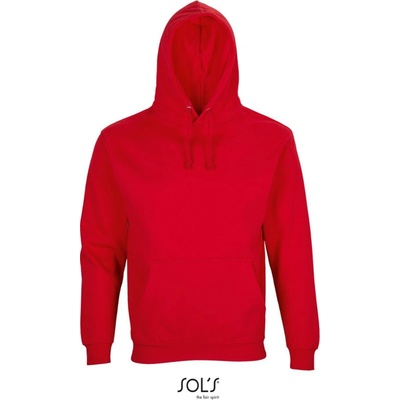Sol's Collection mikina Condor s kapucí unisex COT-25381520900 červená jasná