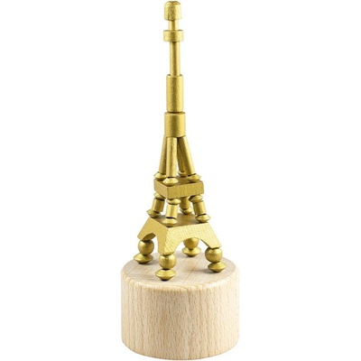 Detoa mačkací figurka Eifelovka zlatá
