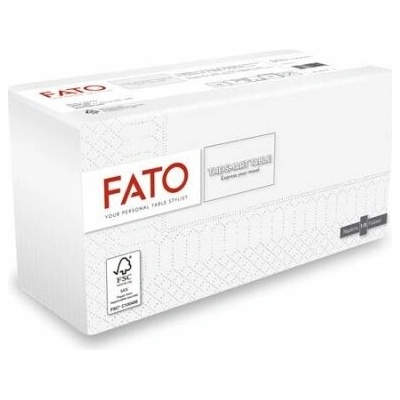FATO Ubrousky 1/8 ohyb Smart Table bílé 50ks 33x33cm