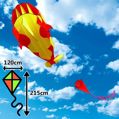 D&P Drak 3D Létající Kosatka červená