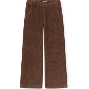 Timberland Дамски ежедневен панталон Timberland Women's Washed Corduroy Wide-Leg Pants Casual trousers - Chocolate Brown - размер 33 (107-4044-0121)