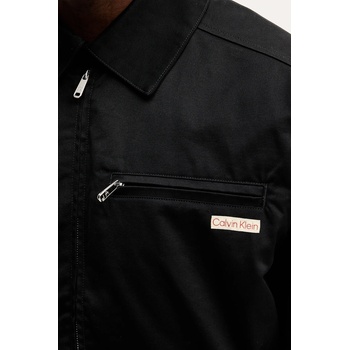Calvin Klein Jeans Памучно яке Calvin Klein Jeans в черно преходен модел LV04RC409G (LV04RC409G)