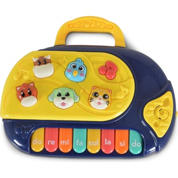 Fivestar Toys Бебешко музикално пиано с животни 794 син (111485)