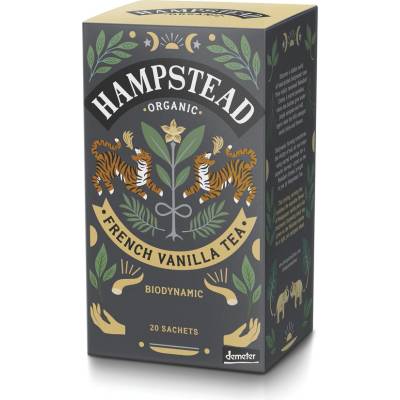 Hampstead Tea London BIO černý čaj s vanilkou BIO Demeter Sáčkový čaj 20 ks