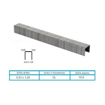Spony 140/345 - 8 mm ZN
