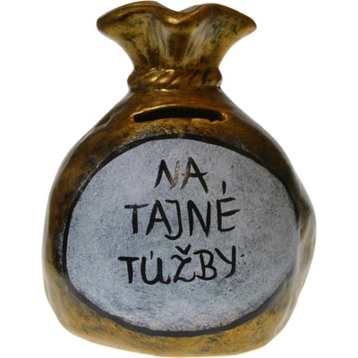 Pokladnička s nápisom - na tajne túžby