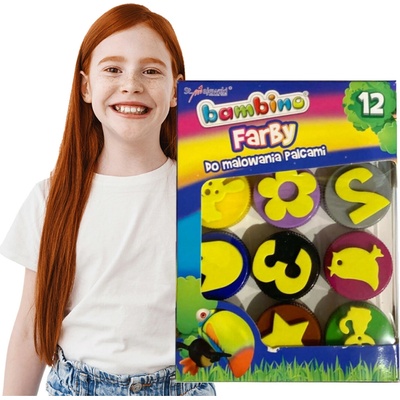 Farby na prstové maľovanie 3Z 12 x 15 ml