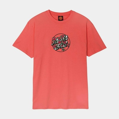 Santa Cruz Flash Stacked Dot Front Tee Astro Dust