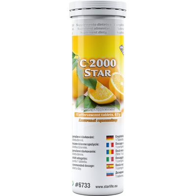 Starlife Vitamín C 2000 STAR 15 tablet