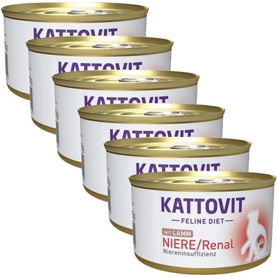 KATTOVIT Niere / Renal консерви за бъбреци агнешко 6 x 85 г