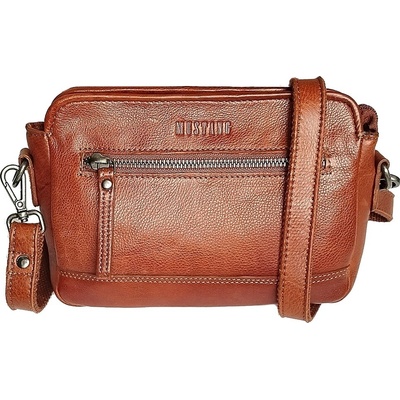 Mustang 45.124831 kožená dámská crossbody kabelka hnědá