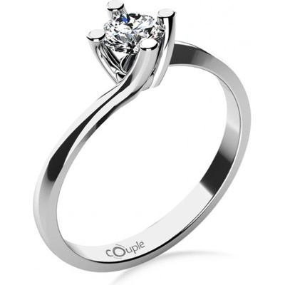 Couple prsten Sivan bílé zlato se zirkonem 585 68 1 4070.1B00.0.56.001