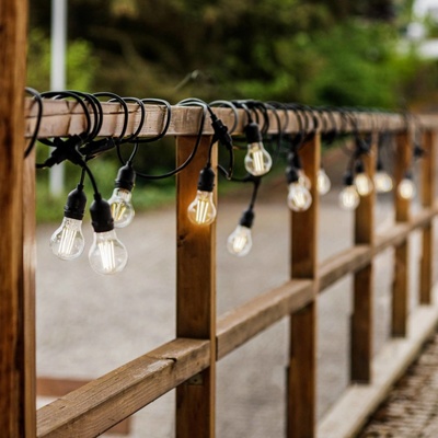 Verk 12300 LED Venkovní řetěz girlanda 15 žárovek IP44 15 m