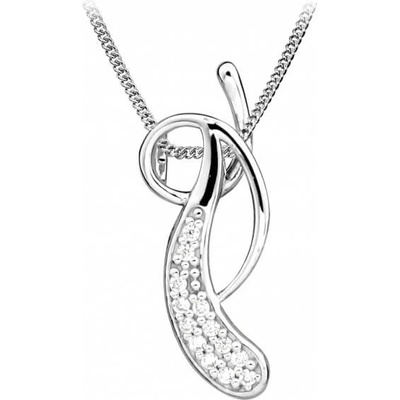 Silver Cat Elegantný náhrdelník so zirkónmi SC383