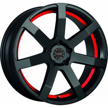 Corspeed Challenge 9x21 5x112 ET25 matt black trim red
