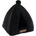 M-PETS YULL Tipi - Плюшена къща "Иглу", черна 37 х 37 х 37 см, Белгия 20300108