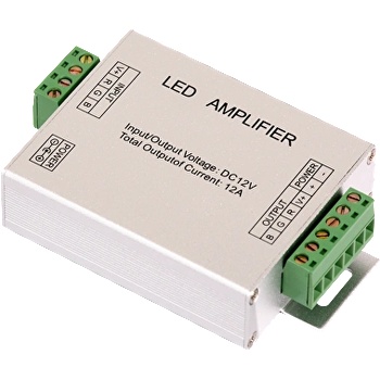 Ultralux УСИЛВАТЕЛ ЗА rgb led ОСВЕТЛЕНИЕ 12-24 v dc, 3x4a (rgbamp12a)