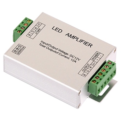 Ultralux УСИЛВАТЕЛ ЗА rgb led ОСВЕТЛЕНИЕ 12-24 v dc, 3x4a (rgbamp12a)