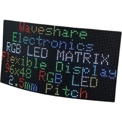 Waveshare RGB plnobarevný LED maticový flexibilní panel 96x48, rozteč 2.5mm – Hledejceny.cz