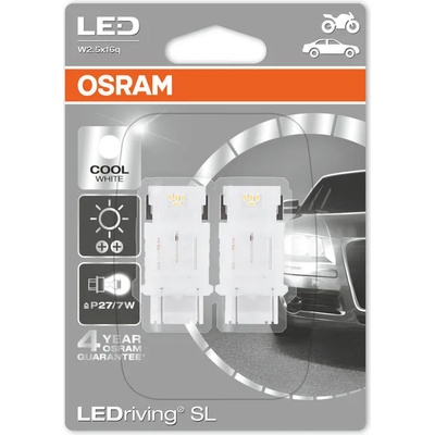 OSRAM Standart - W2.5x16q - P27/7W / 6000K - 3548CW (7608) - комплект 2бр (3548CW)